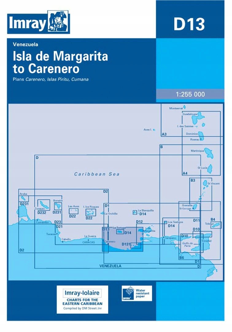 Imray D13 Isla de Margarita to Carenero