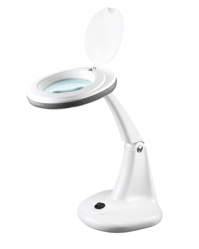 Kosmetická lampa s 5D Led lupou Rebel 6W – 48 Led, denní světlo