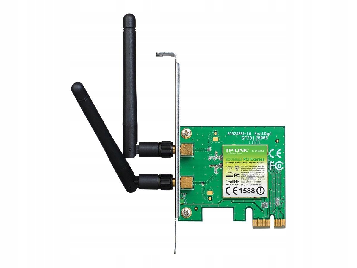Tplink TL-WN881ND TP-Link TL-WN881ND karta sieciowa PCIe Wireless