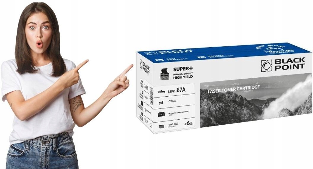 Toner Hp 87A czarny Blackpoint (9.500)