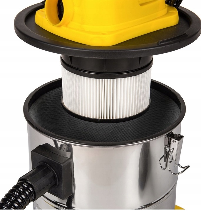 ODKURZACZ PRZEMYSŁOWY DO KOMINKA SEPARATOR POPIOŁU GRUZU 2000W POWERMAT Kod producenta PM-ESP-2000 / PM0497