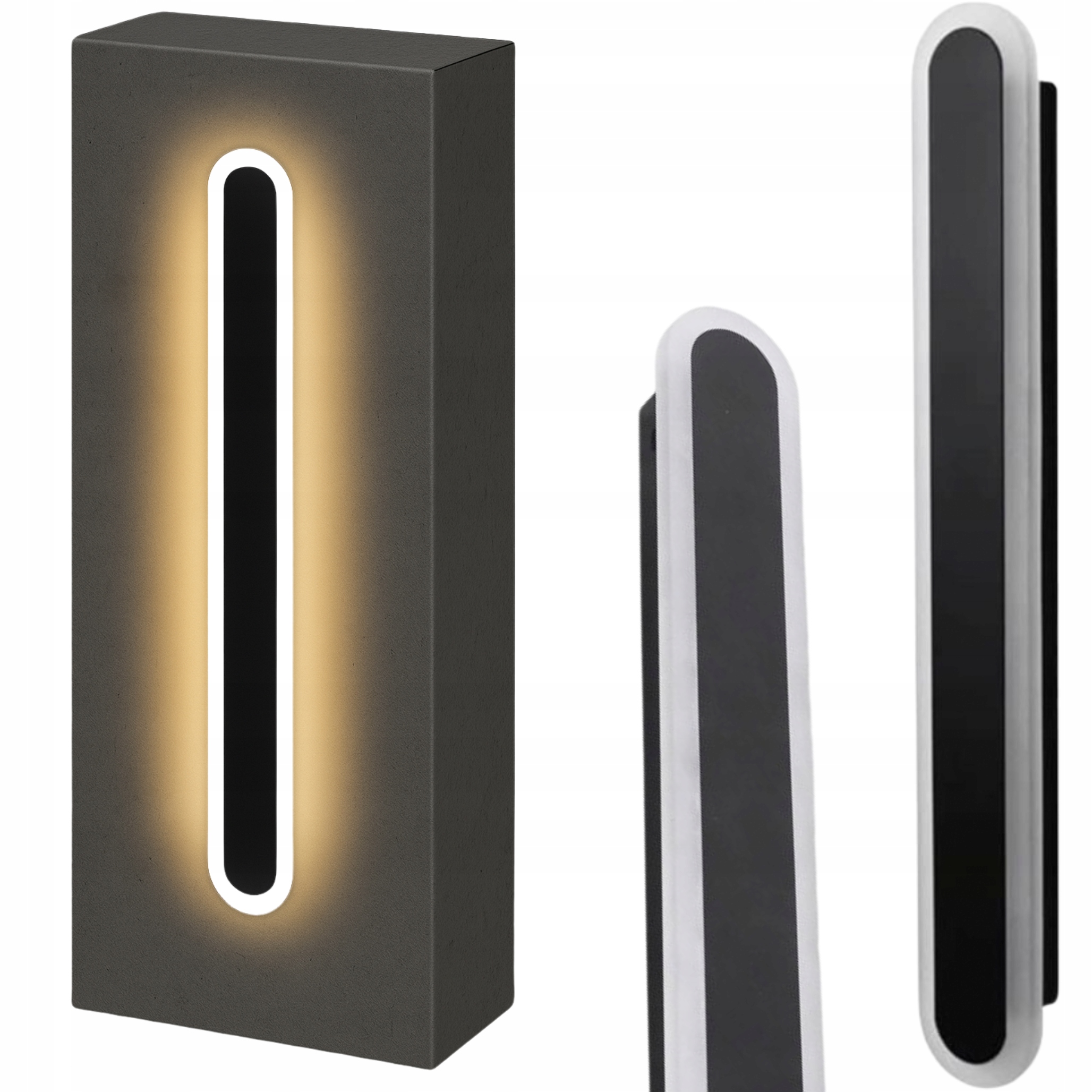 Lampa Ogrodowa Kinkiet Elewacyjny Led Zewnętrzny Długi Barwa Ciepła 80 cm