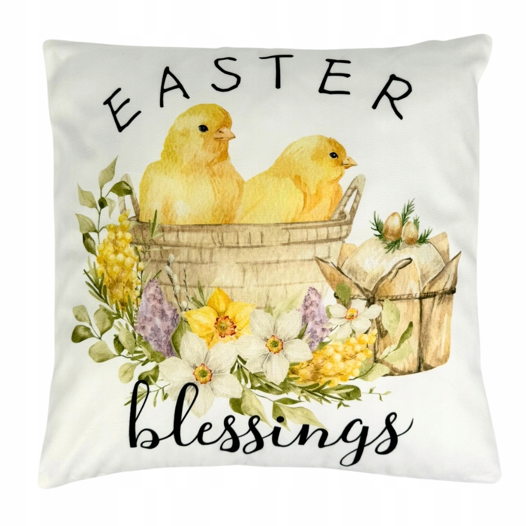 Poszewka Wielkanocna Easter Blessings Kurczaczki 45x45