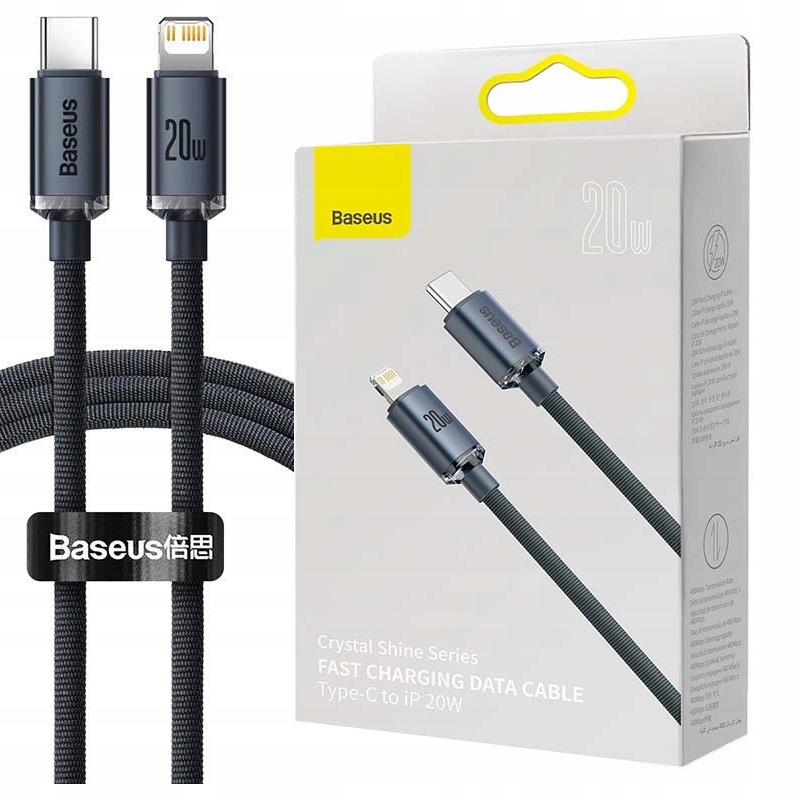 

Kabel Lightning 1,2m do iPhone 12 13 14 Baseus