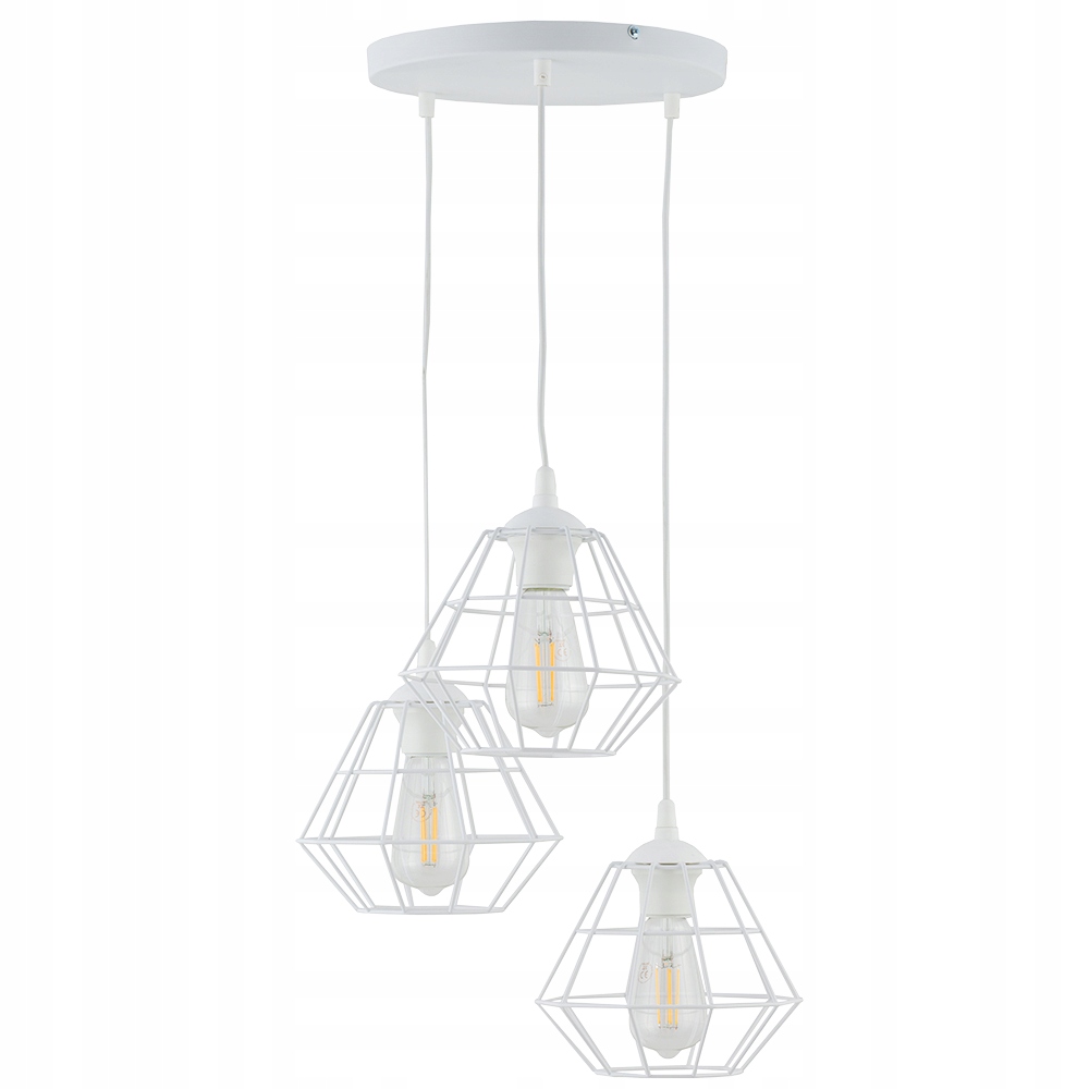 Závesná lampa TK-Lighting Diamond 3 – svetelné body E27