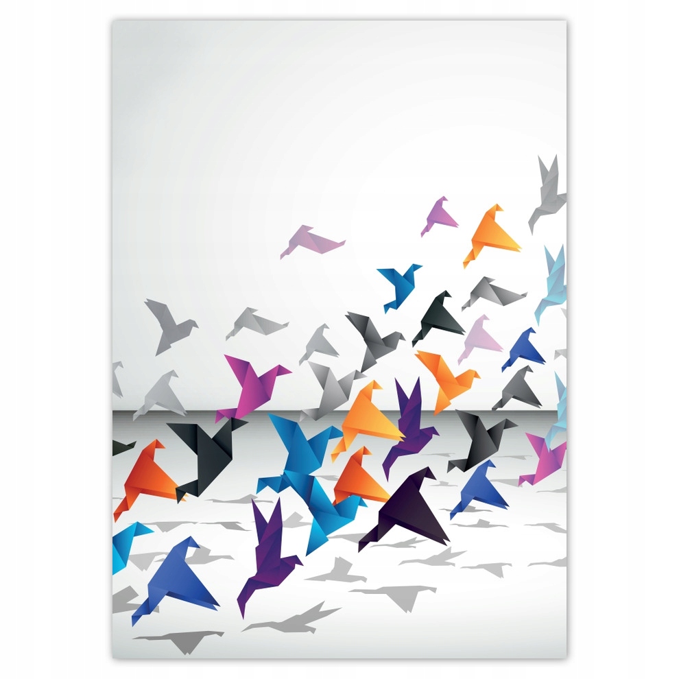 

Plakaty 50x70 Origami Ptaki w locie
