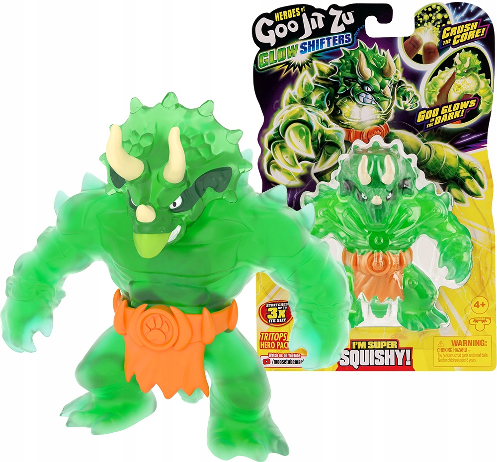 

Goo Jit Zu Glow Shifters Tritops Przemiana Świeci