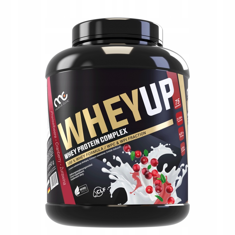 Muscle Clinic Whey Up 1800 g Wpc syrovátkový koncentrát čistý Top