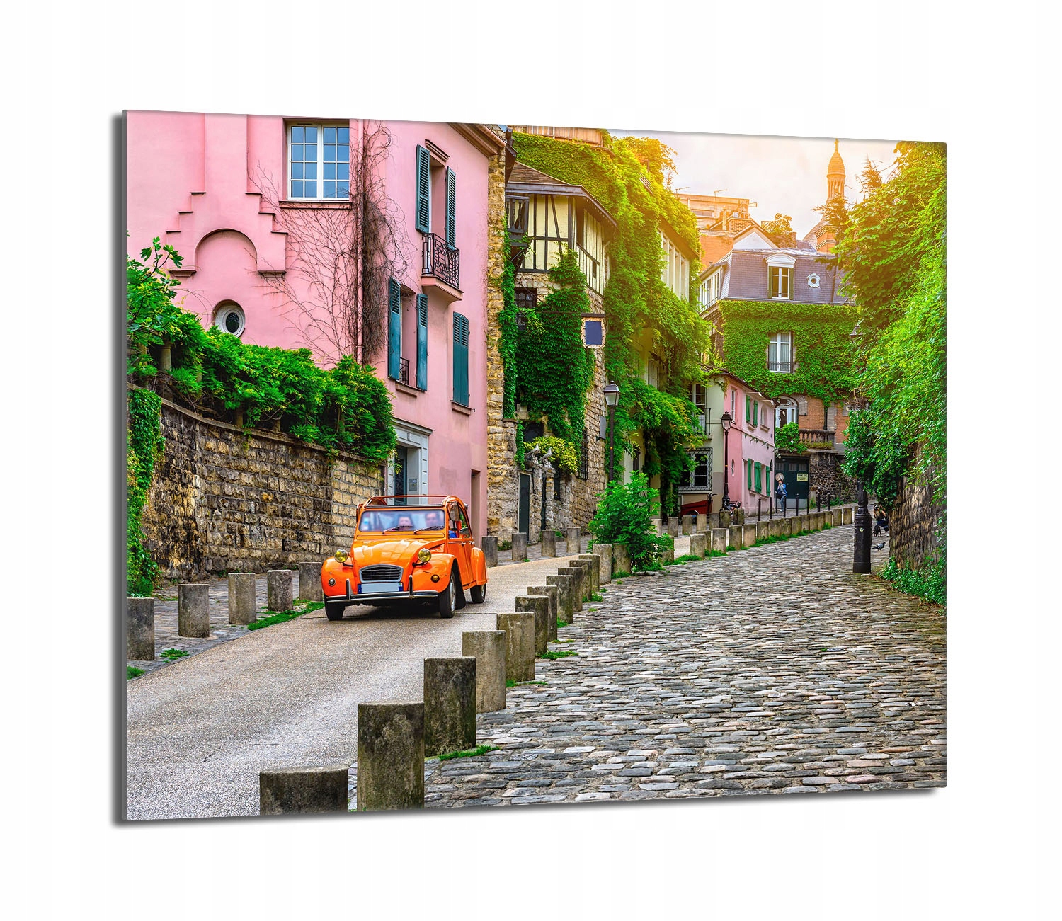Skleněná ochranná deska na sporák 60x52 Auto do kuchyně