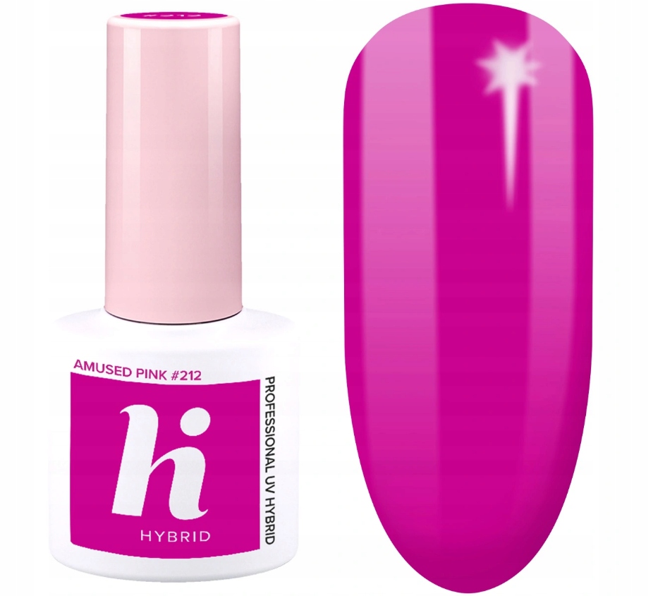 

Hi Hybrid Lakier Hybrydowy 212 Amused Pink 5 ml