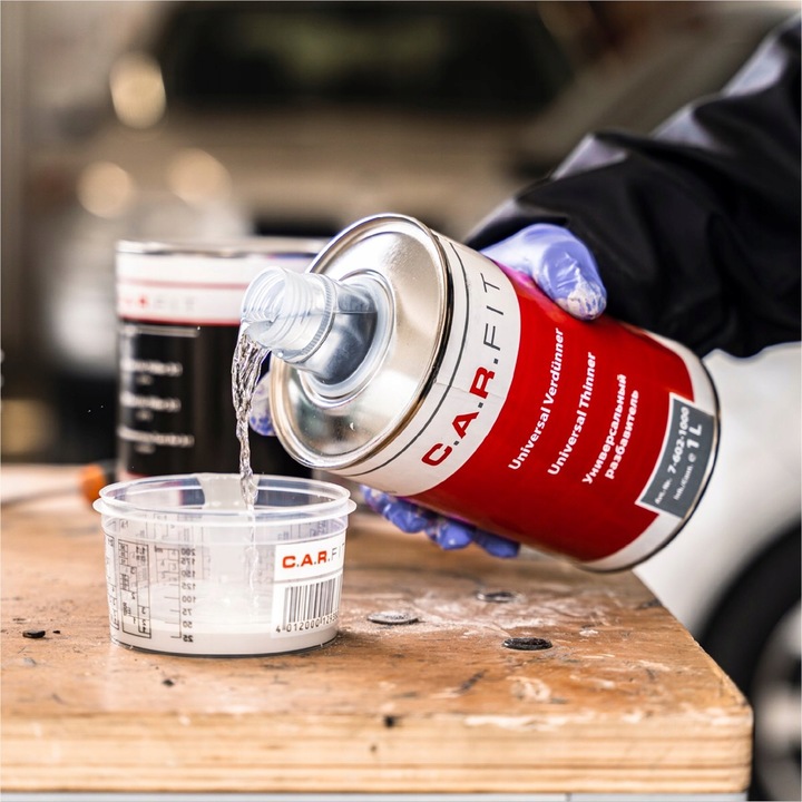 CARFIT KUBEK - POJEMNIK LAKIERNICZY Z PODZIAŁKĄ 200 x 385ml Kod producenta 3-223-0385