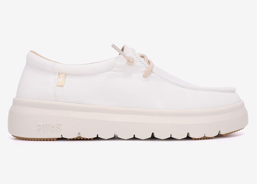 Walk In Pitas Polobotky Wallabi Cannes Blanco 41 Bavlněné nazouvací bílé