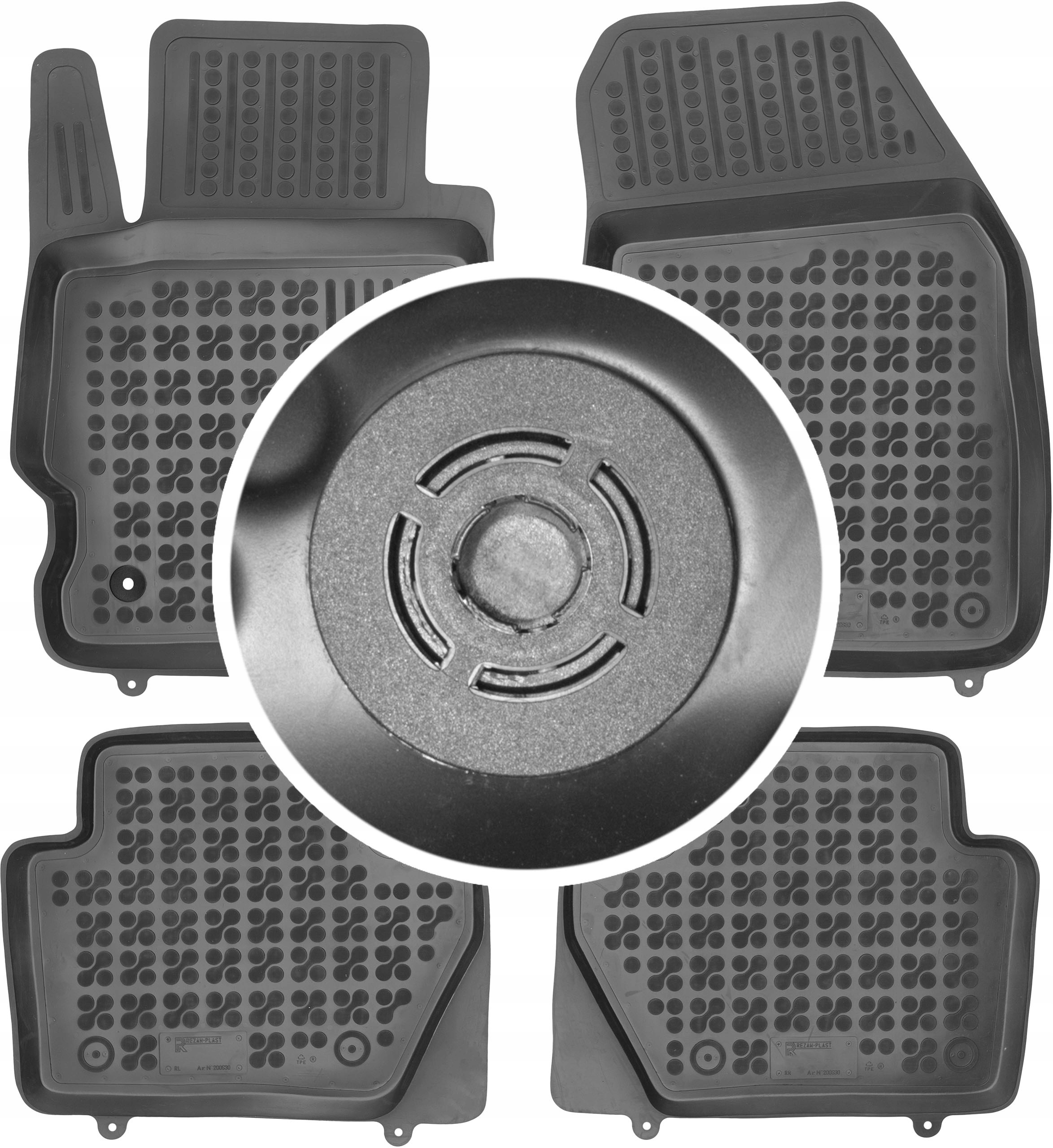 Килимки Ньюстайлінг резинові 200630 4 el.