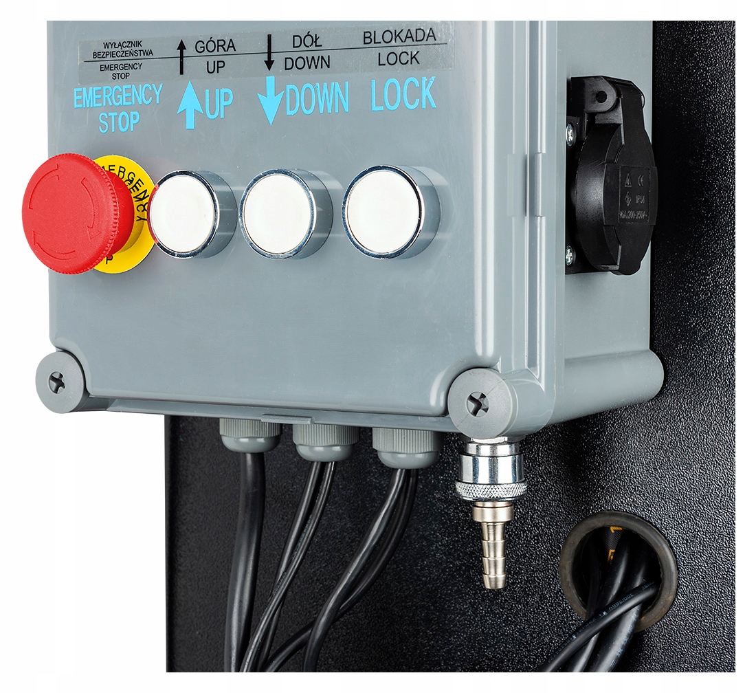 PODNOŚNIK DWUKOLUMNOWY REDATS L-220 PRO AUTOMAT 4T Połączenie kolumn dół