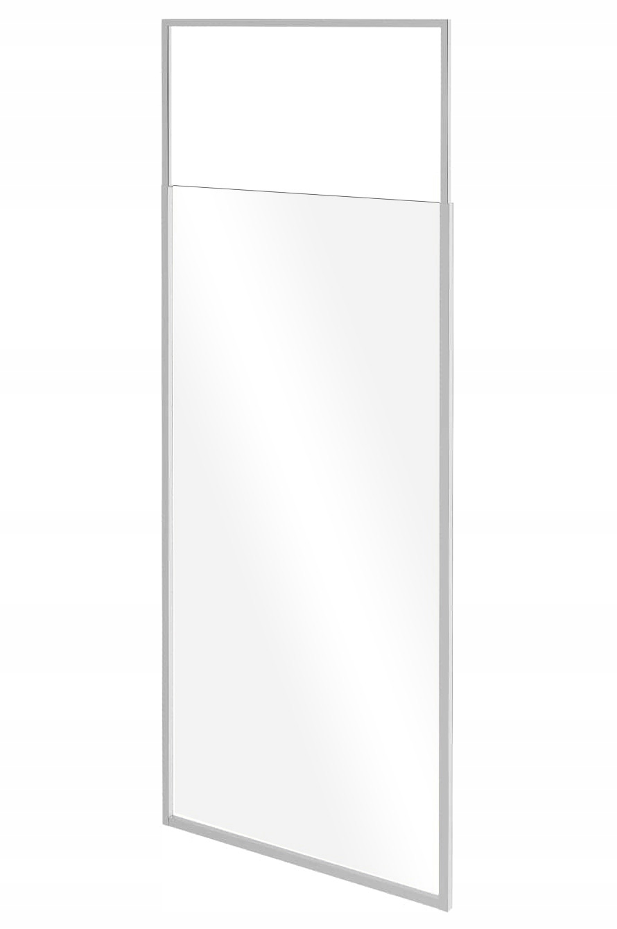 Besco Ścianka Icon 100 chrom prysznicowa szyba Walk-in wys. od 200 do 280cm