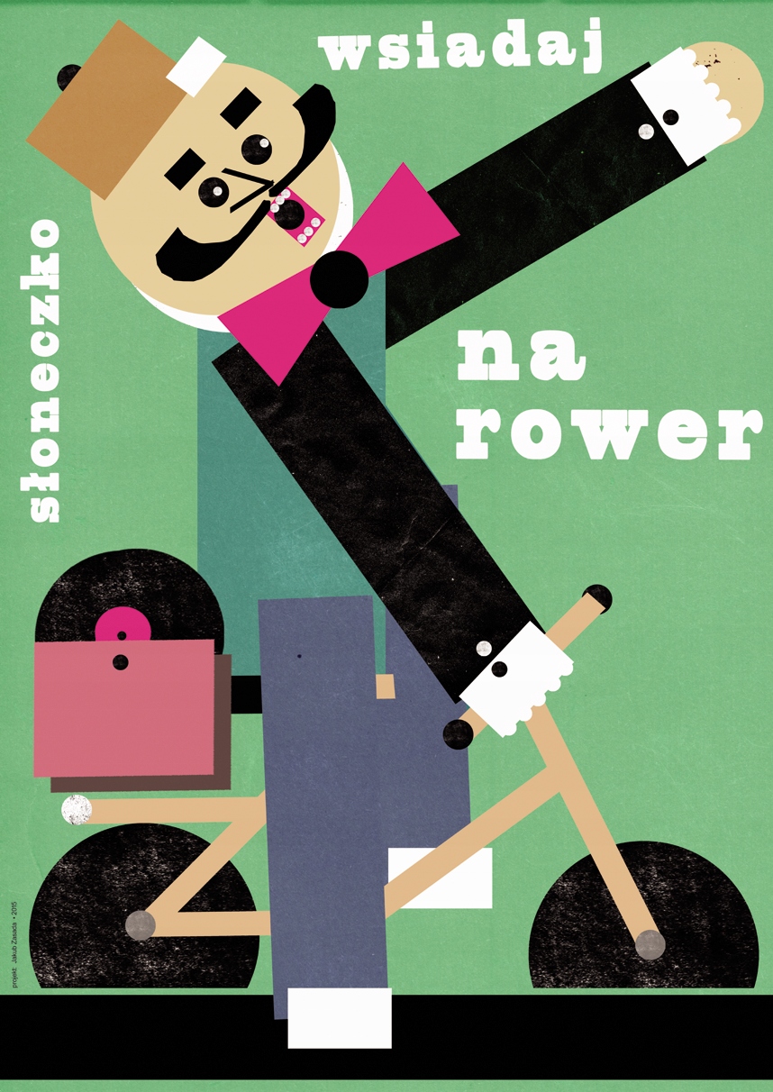 

Wsiadaj Na Rower, Plakat, Grafika Na Ścianę, 50x70