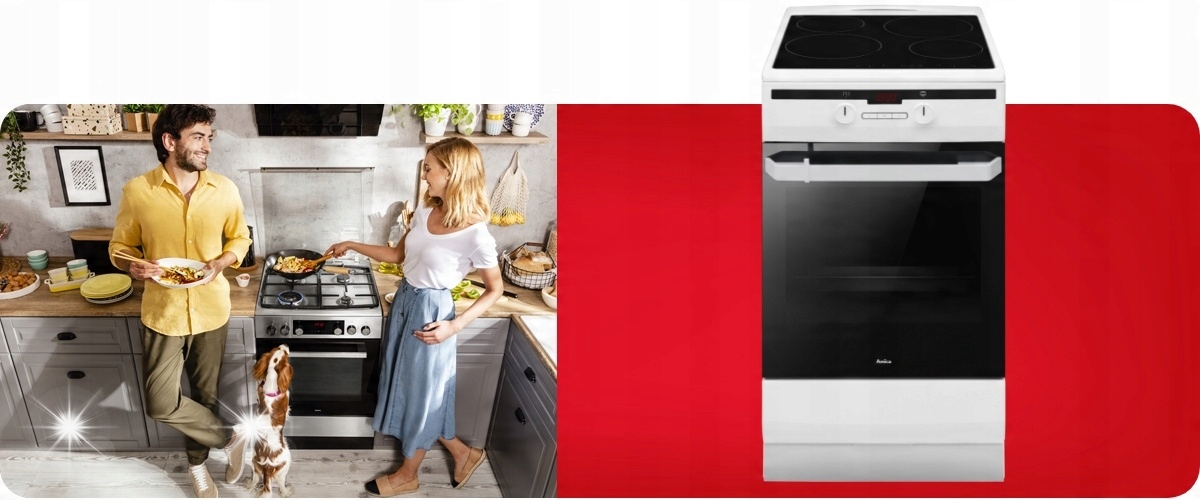 Kuchnia indukcyjna Amica 58IES2.322HTab(W)