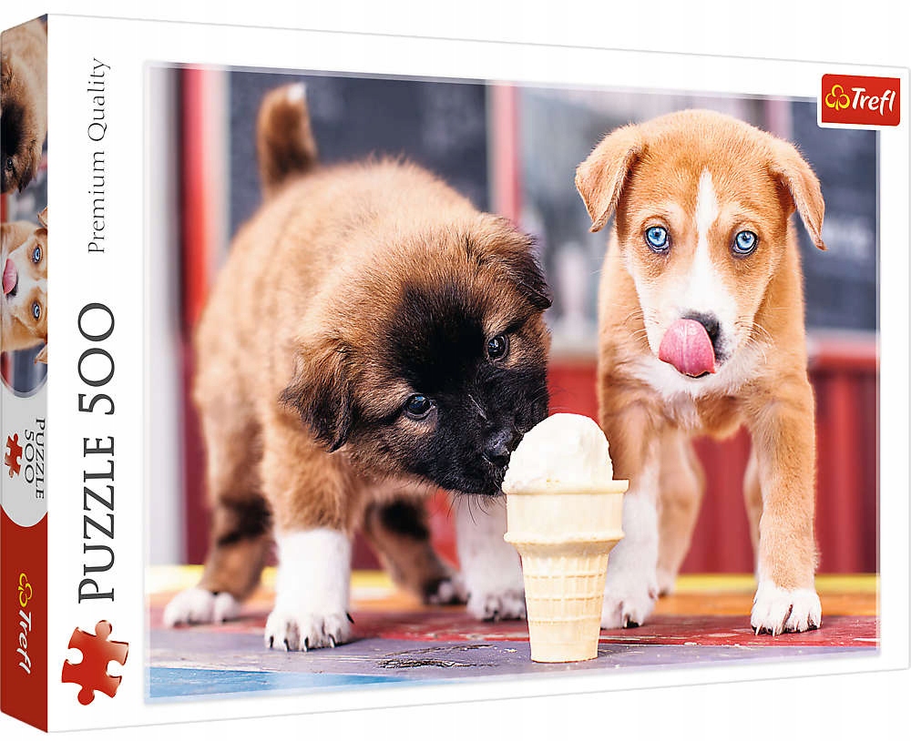 

Trefl Puzzle 500 Elementów Pora Na Lody Psiaki Psy