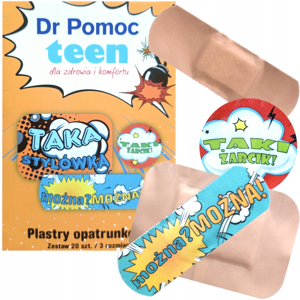 

Dr Pomoc Plastry Opatrunkowe Teen 20szt