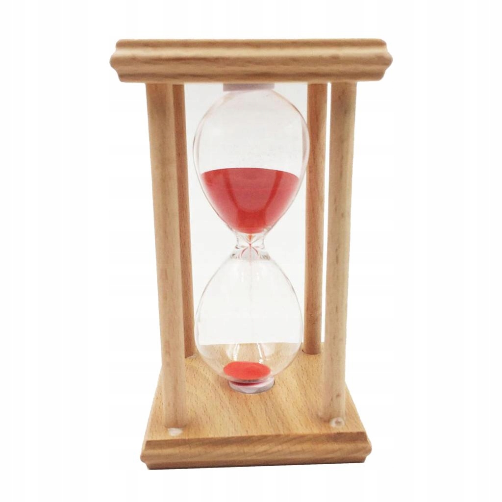 30 min Zegar Piaskowy Klepsydra Drewniany Zegar Pi Marka bez marki