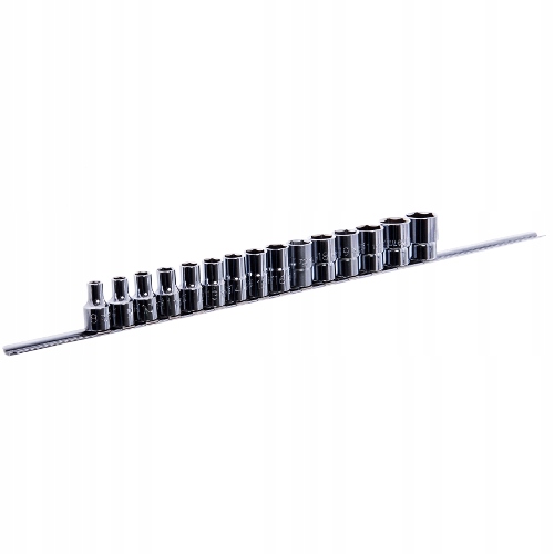 Zestaw Nasadek Klucze Nasadowe 1/2" 12-KĄTNYCH 8-24mm 15 szt Cr-v Toptul