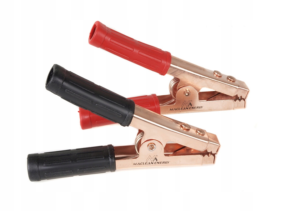 Krokodylki 600A 2szt R/B MCE37