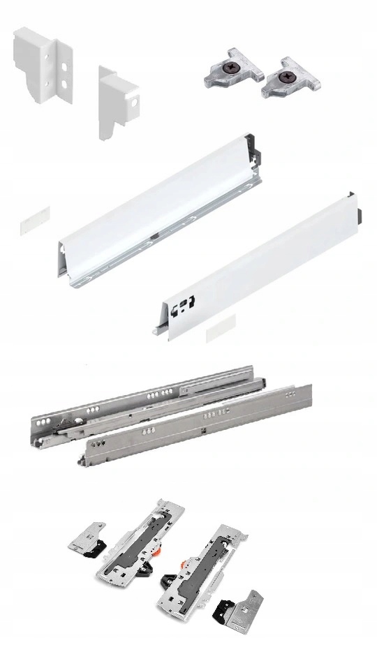 

Tandembox Antaro Tip-on 500 Niska M Biała,blum