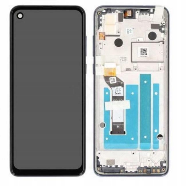 LCD displej Motorola One Action (XT2013) a dotyk s krytom modrým Originál