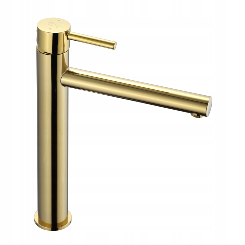 Umyvadlová Stojánková Baterie Vysoká Citre Zlatá Sea Horse