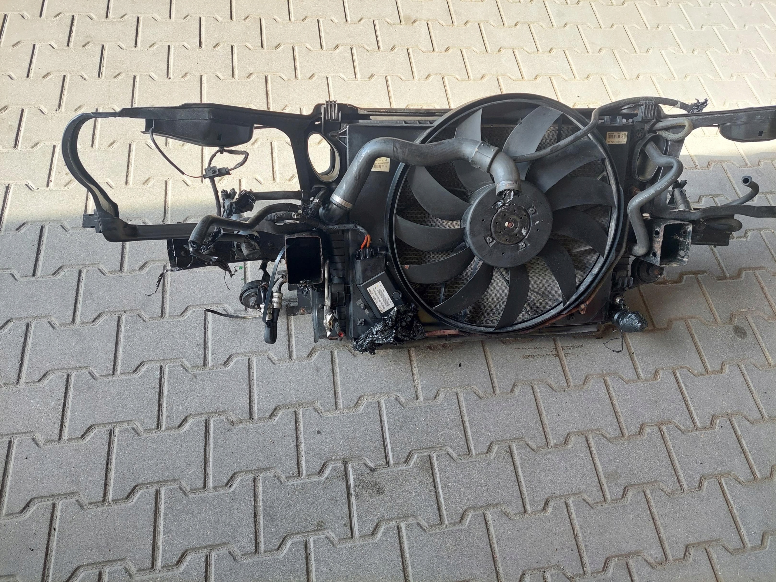front body wall front pillar radiator MERCEDES CL 55 AMG 5.5 V8 W215