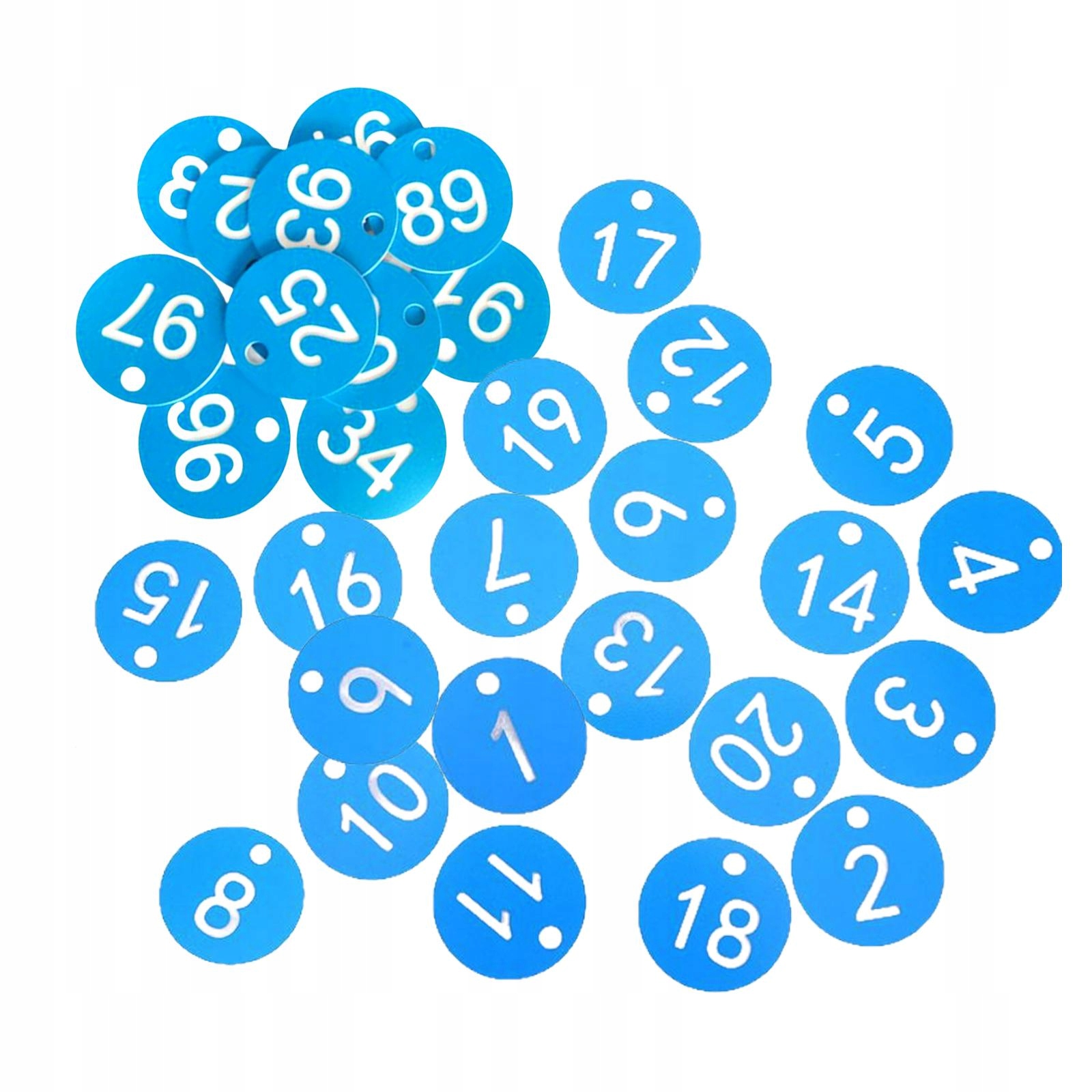 100x Protable numer tagu numer 1-100 dla kluczy Marka Inna