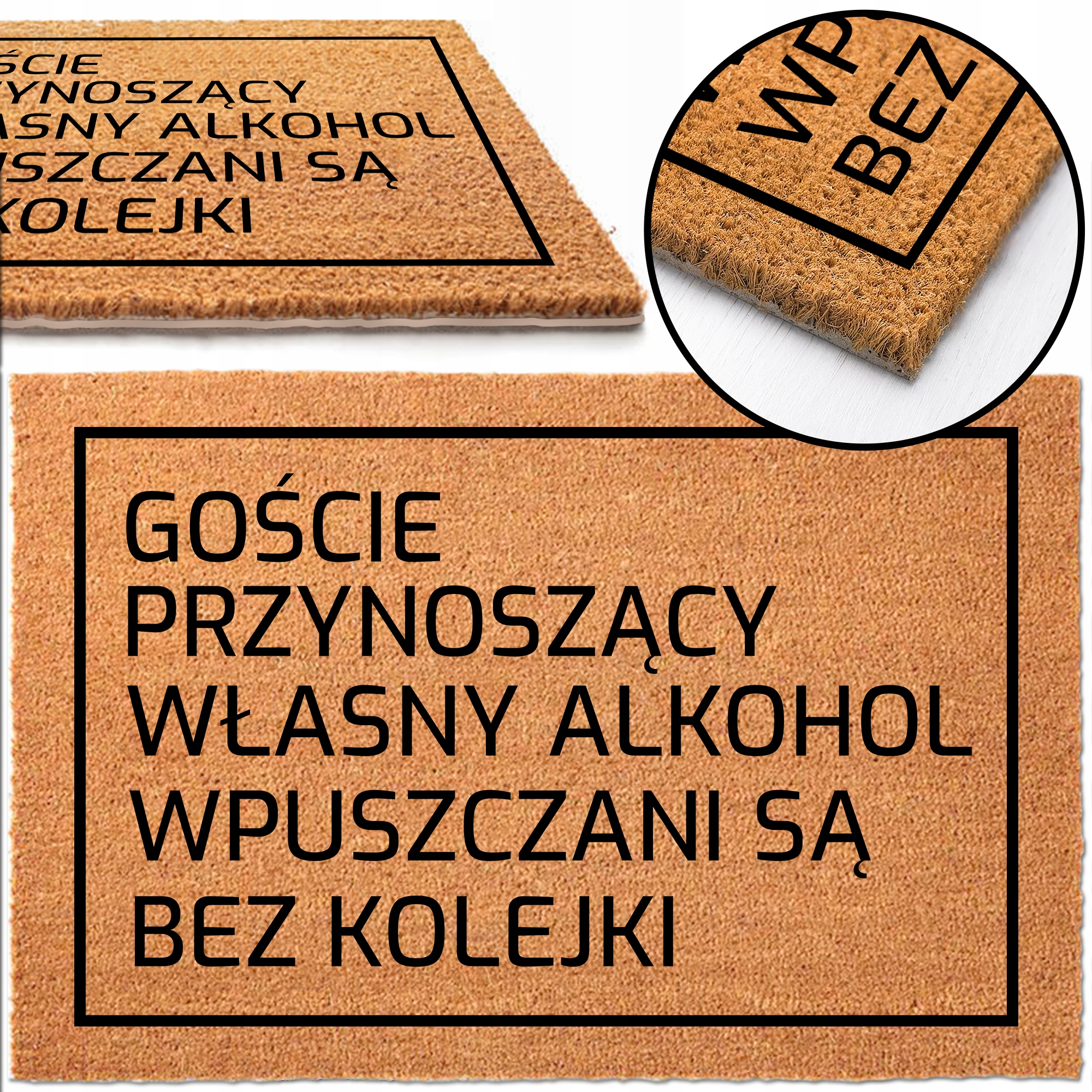 

Wycieraczka pod Drzwi 40x60 MiX Śmiesznych Wzorów