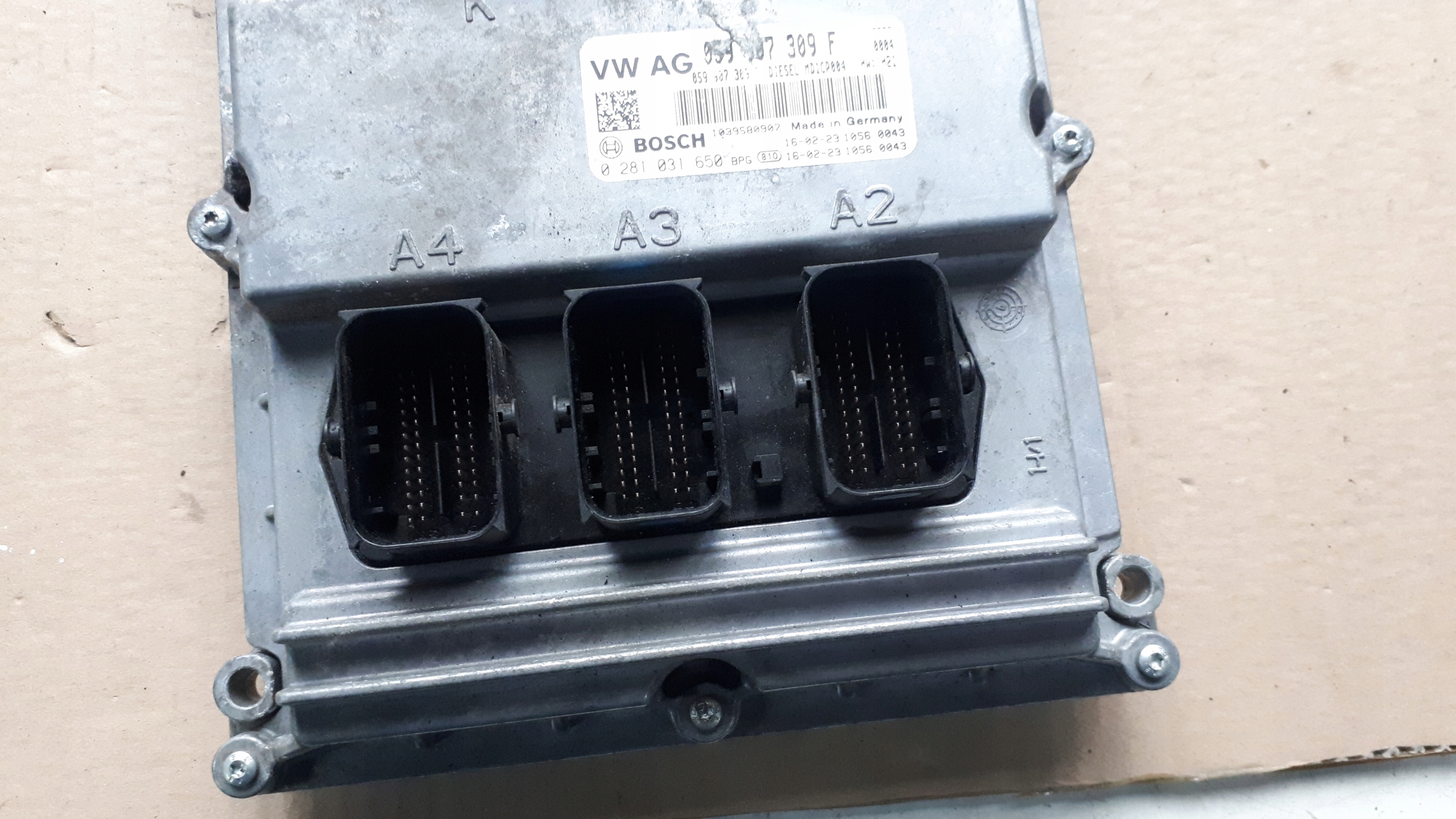 A4 B9 8W computer Motore 3.0 TDI 059907309F A5 8W