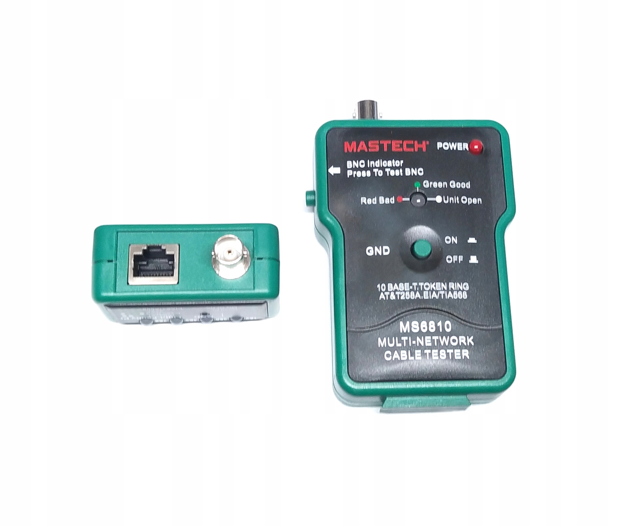 Tester okablowania Led RJ45 8p8C gniazdo Bnc terminator