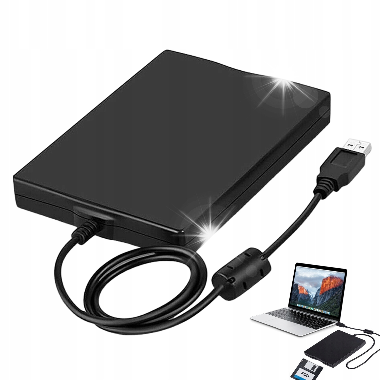 Externí Disk 3.5" Usb 1.1/2.0 Pro Čtení A Zápis Disků 1.44 Mb