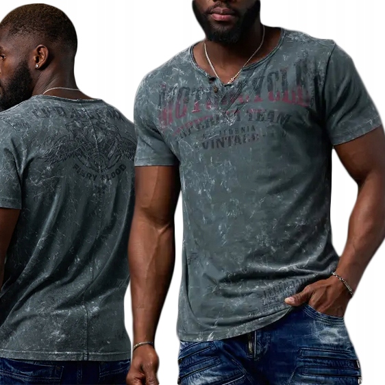 Tričko Cipo Baxx Tričko Mazany Motorcycle