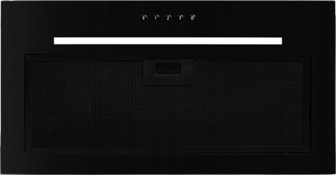 Podskrinkový digestor Kernau KBH0662B 60 cm Led Časovač čierna