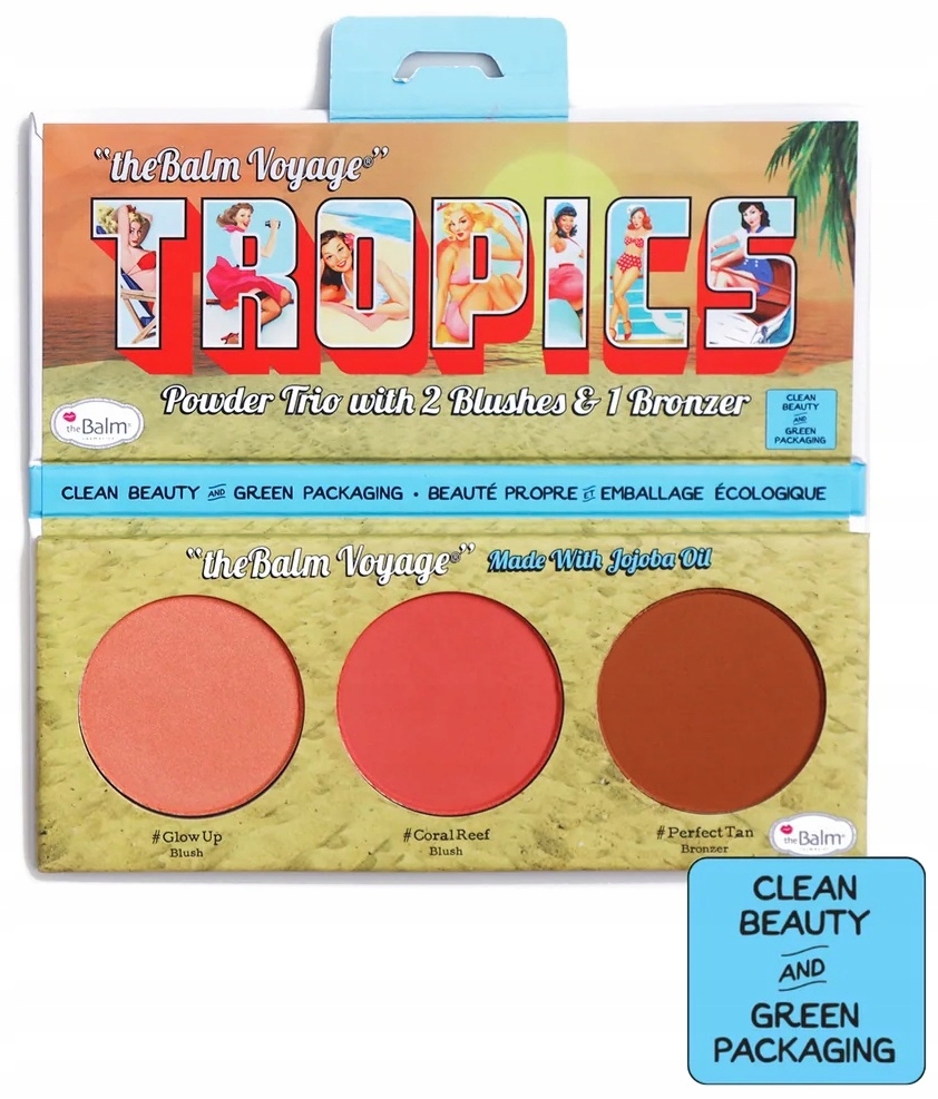 The Balm Tropics Paletka Na Konturování Očních Stínů