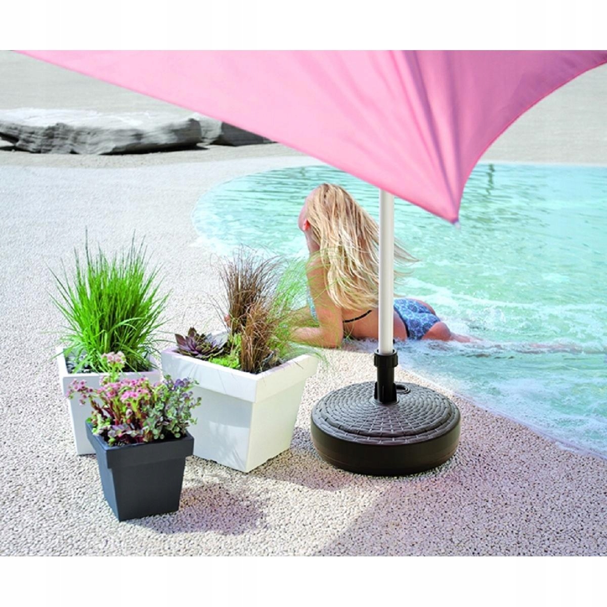 PODSTAWA PARASOLA STOJAK POD PARASOL OGRODOWY Umbrella Base Okrągła EAN (GTIN) 5905197977843