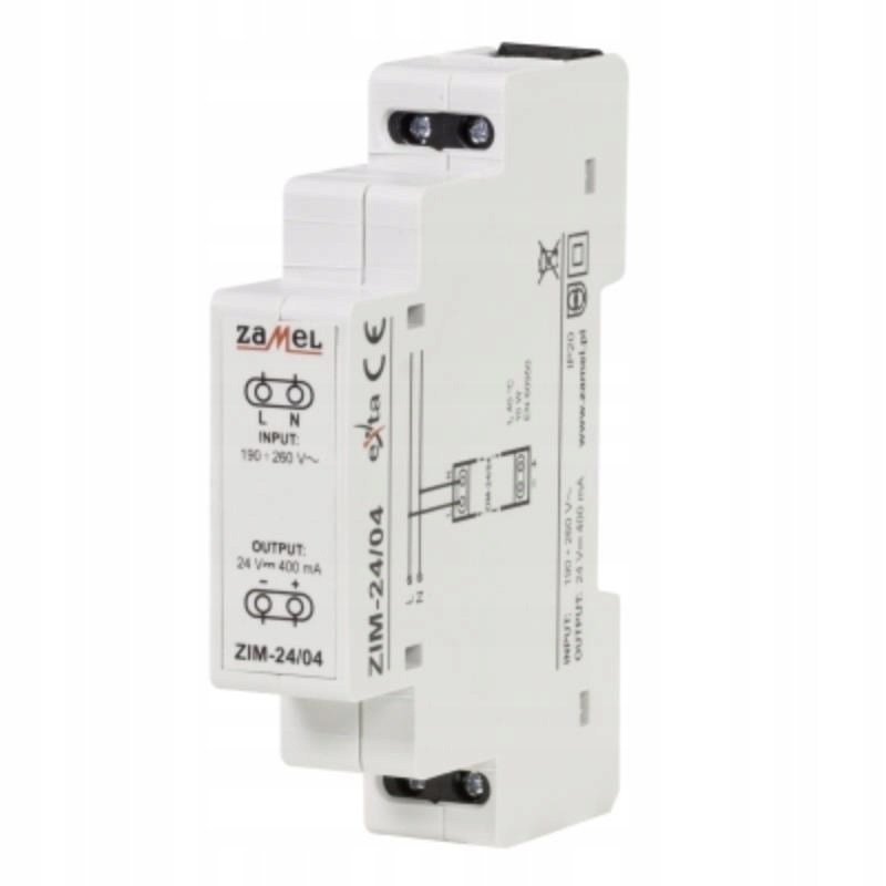 Zasilacz impulsowy ZIM-24/04 Zamel