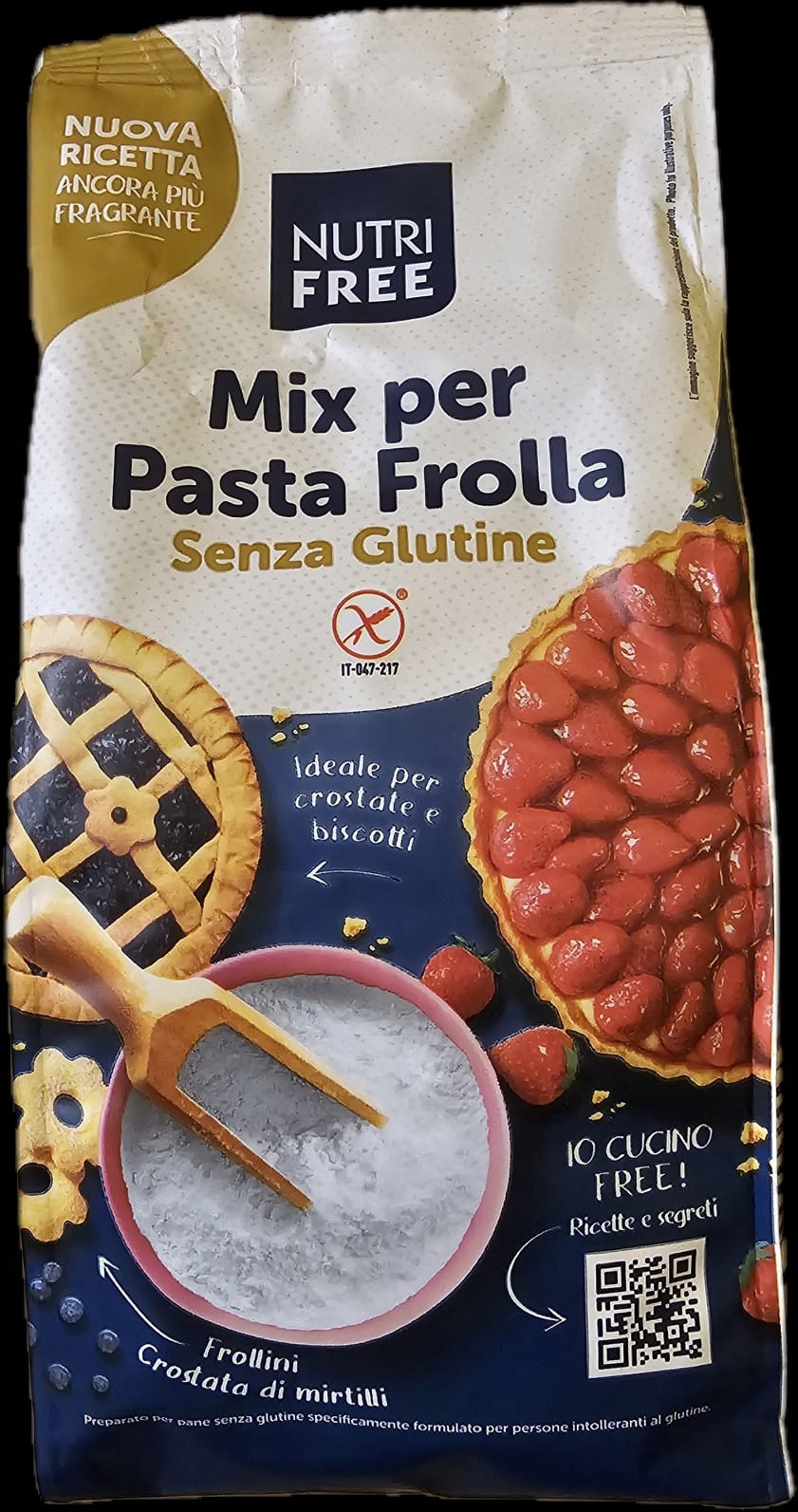 Levně Italská bezlepková mouka na sušenky Mix Per Pasta Frolla Nutri Free 1000 g