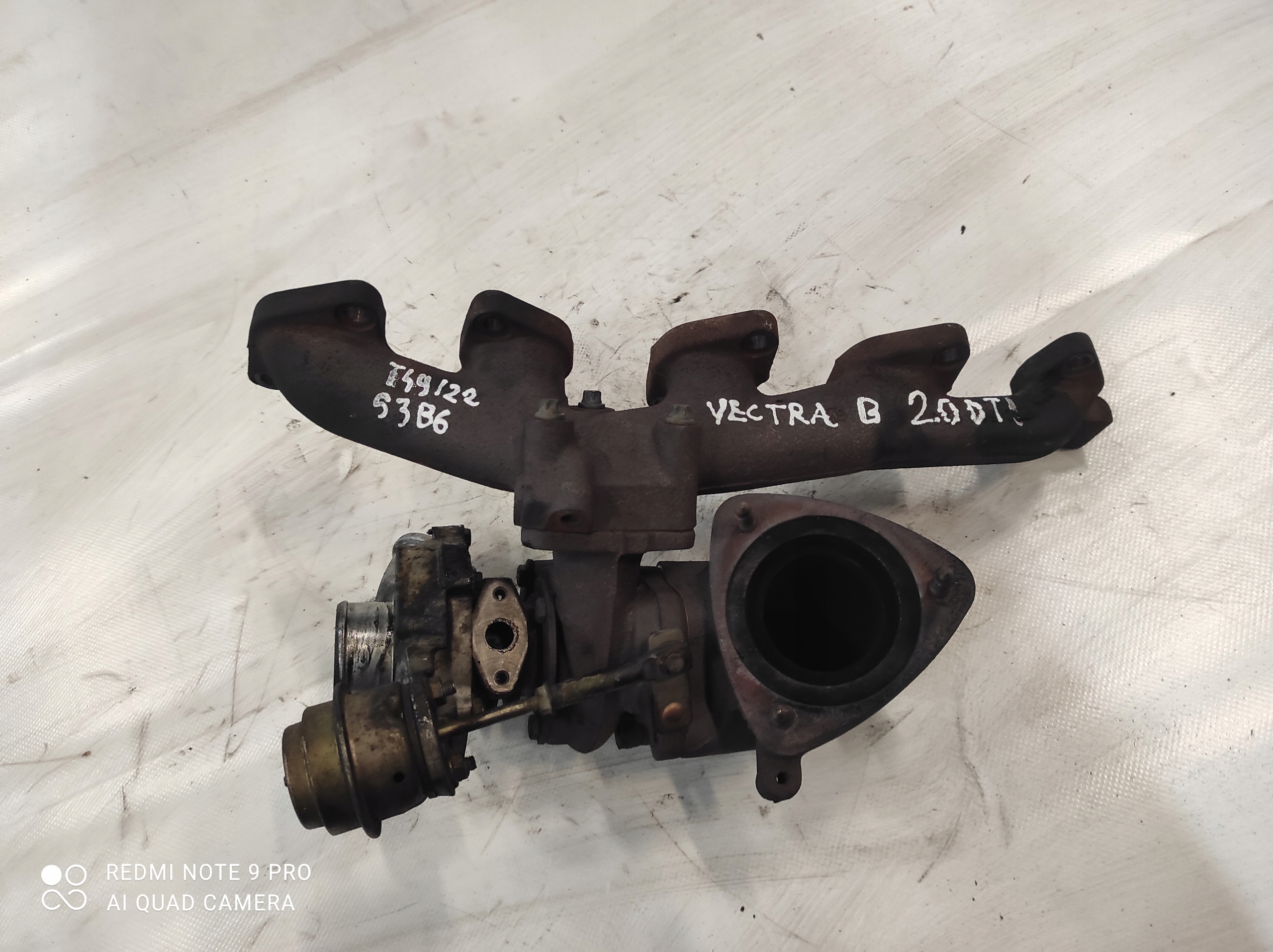 turbo TURBO OPEL VECTRA B 2.0 DTI 101 HP