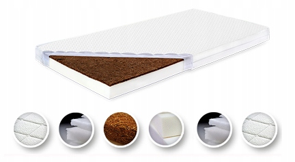 Materac Tapicerstwo średnio twardy 120 x 60 x 10,5 cm