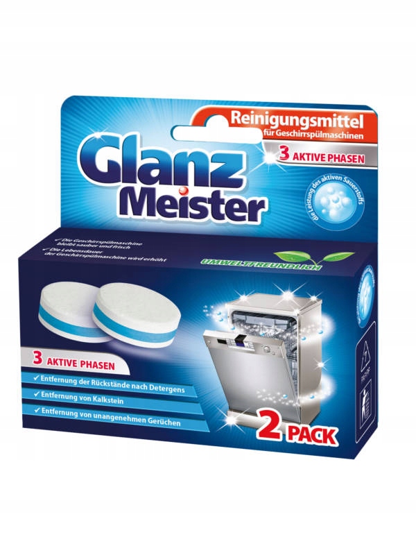 

Glanz Meister Czyścik do zmywarki 80g