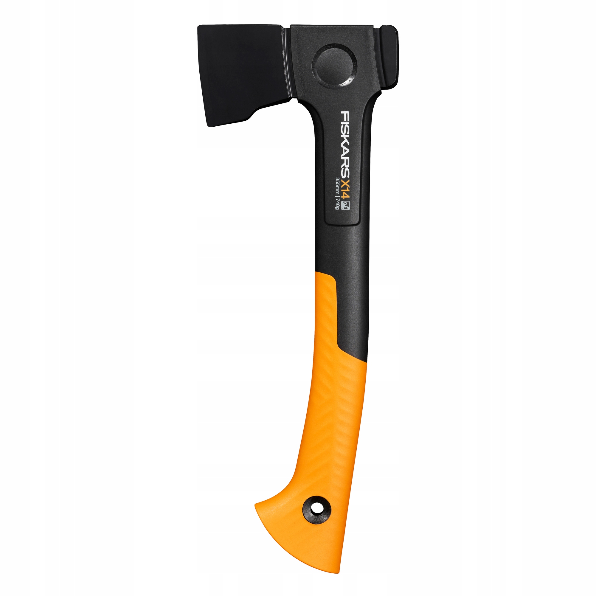 Univerzálna sekera Fiskars X14 Xs 35,5 cm na drevo a podpaľovač