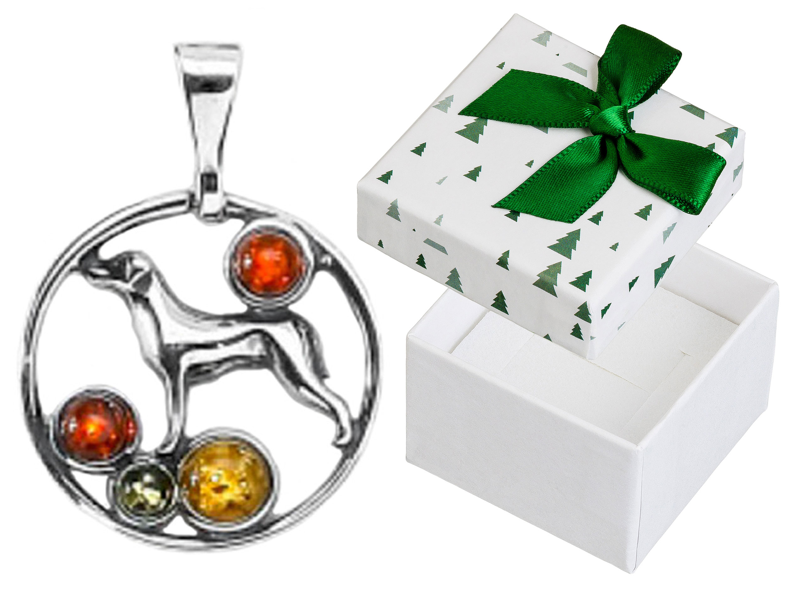 Stříbrný kulatý přívěsek Pes Pejsek Dámský Oxidovaný Přívěsek Kolečko 925