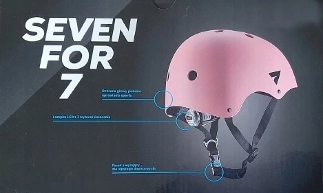 Kask Seven for 7 M 54-59 cm różowy