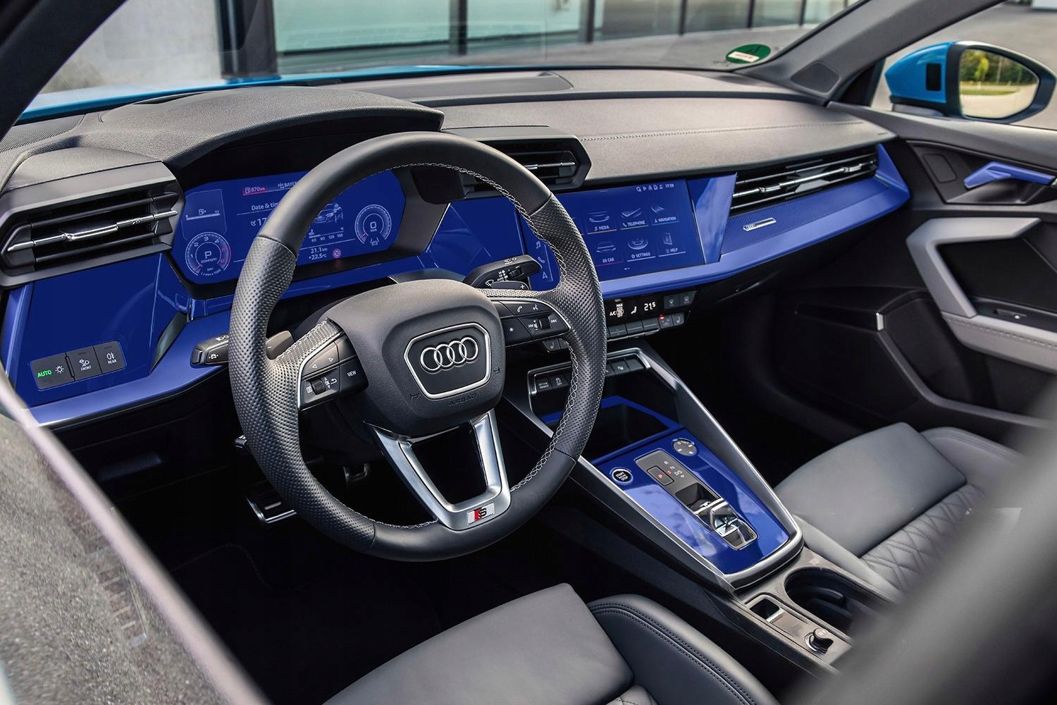 Ochranná fólia Ppf na interiér Audi A3 8Y – Priehľadná ochrana interiéru