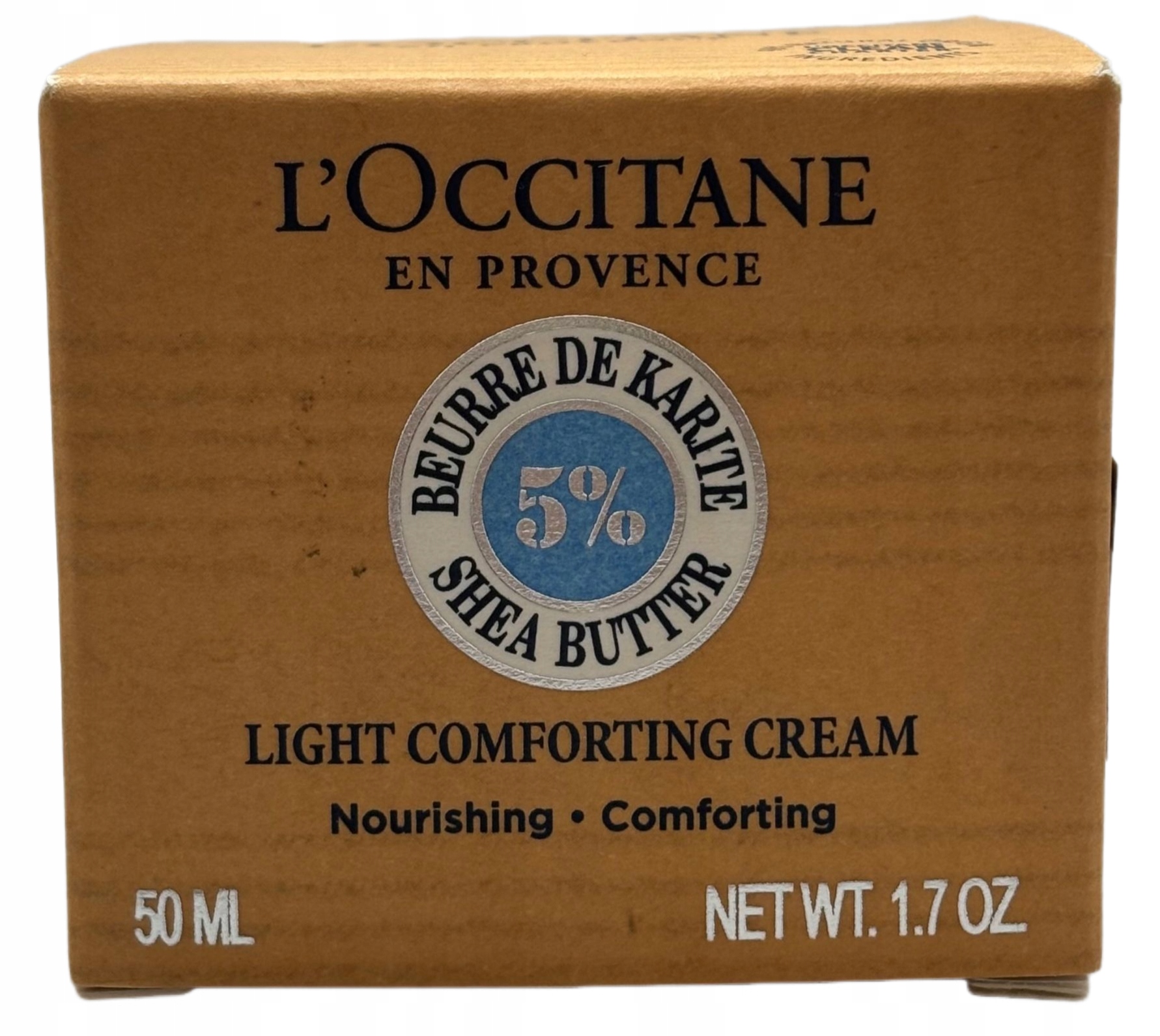 L'occitane Shea Butter Light Comforting Cream Nourishing 5% 50ML
