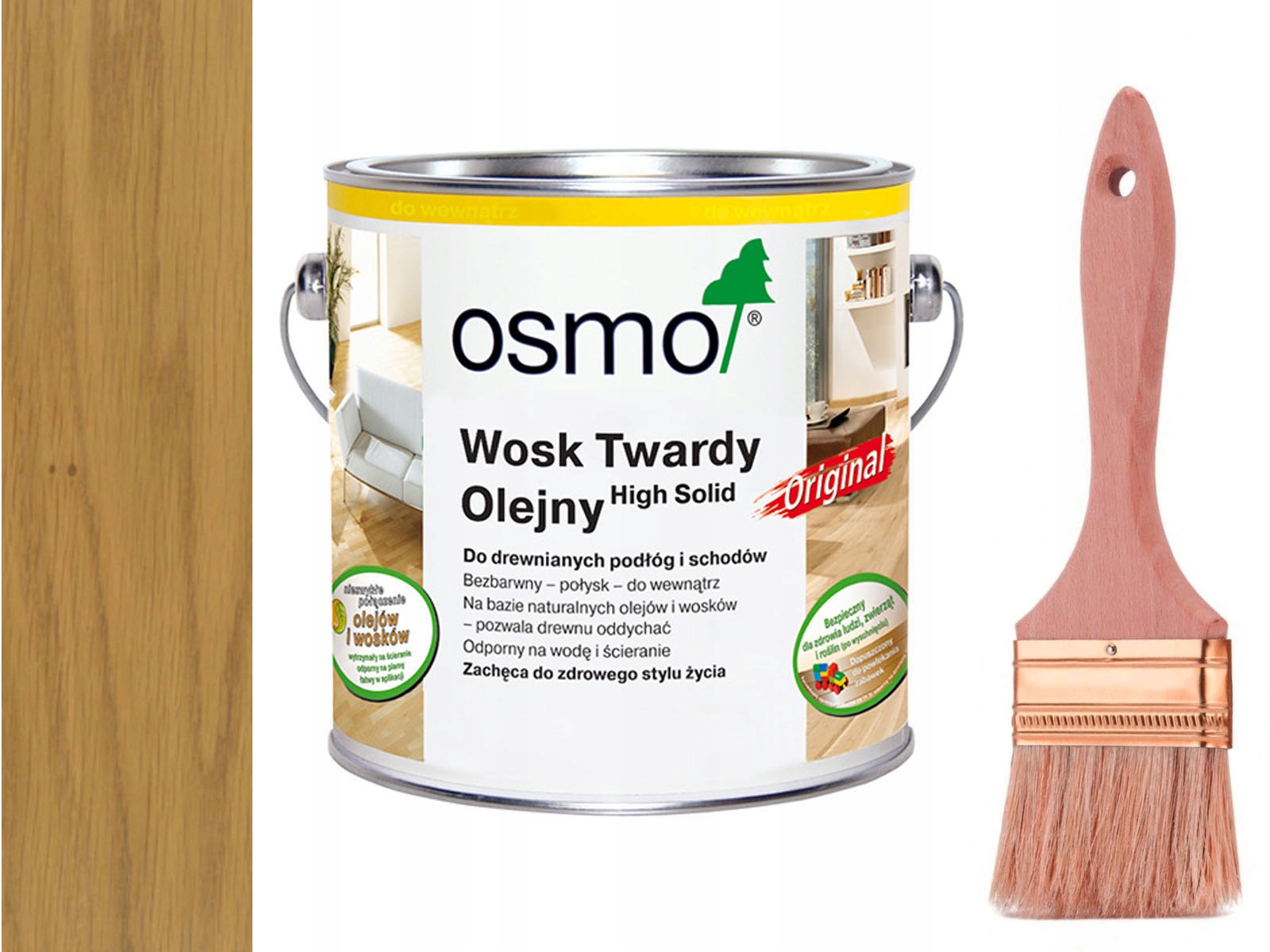 

Osmo 3065 wosk twardy olej 2,5 L Bezbarwny Półmat